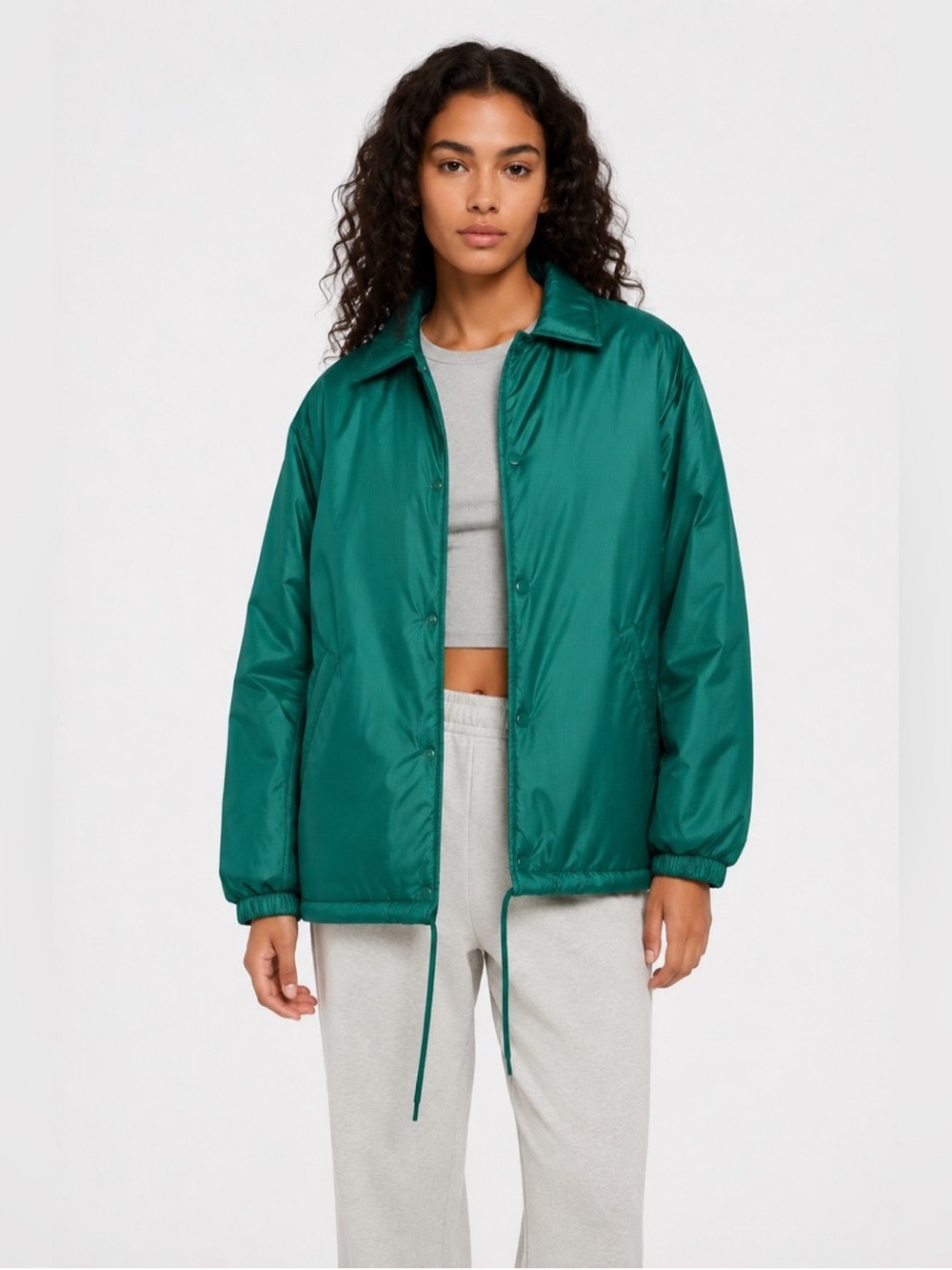 Aritzia TNA Ivy Green Coaches Puffer
